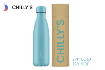 Chilly's Bottle AZUL PASTEL 500ml